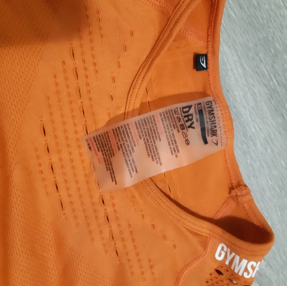 EUC Gymshark Flawless Knit Crop Top in Burnt Orange - Picture 4 of 5